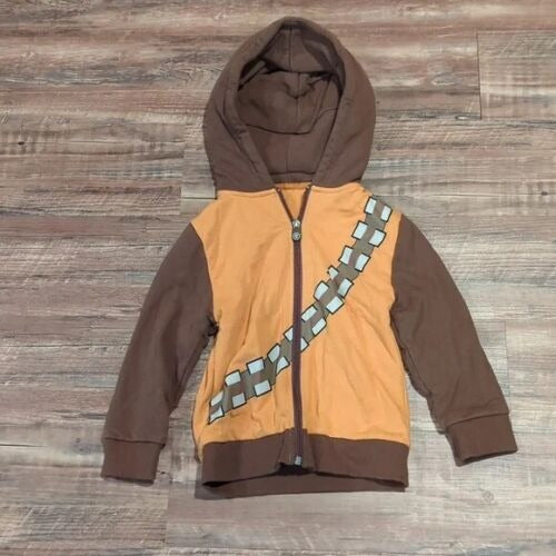 Cubcoats Boy's Toddler Cleveland Indians 2-in-1 Transforming Full-Zip Hoodie & Soft Plushie Brown Size 2T