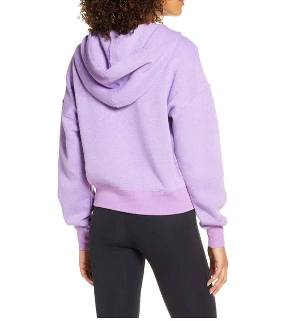 Free People Women's Movement Believe It Hoodie Purple Size Small