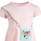 Disney Toddler Girl's Three Princesses Purse Dress Pink Size 4