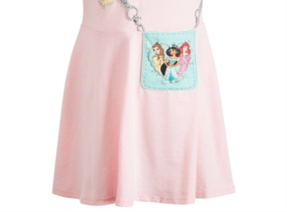 Disney Toddler Girl's Three Princesses Purse Dress Pink Size 4