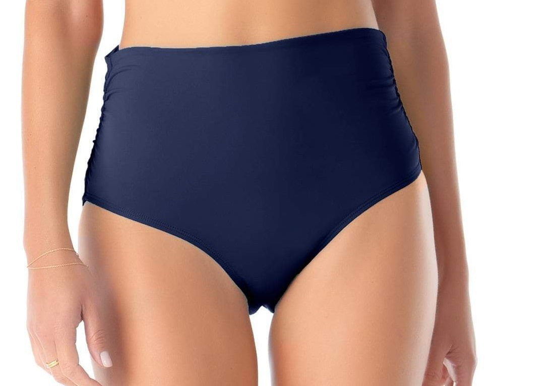 Anne Cole Women's Underwire Twist Front Bikini Swim Top Blue