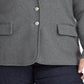 Ralph Lauren Women's Sweater Knit Blazer Gray Size 3X