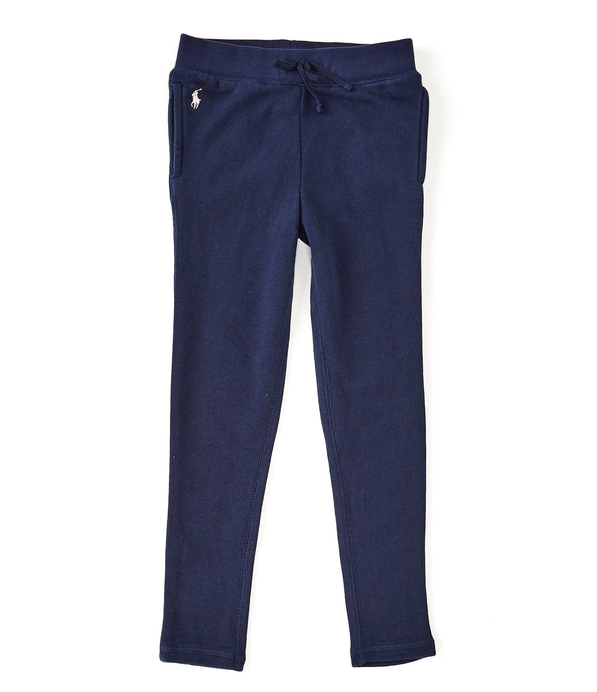 Ralph Lauren Toddler Girl's Terry Fleece Leggings Blue Size 2T