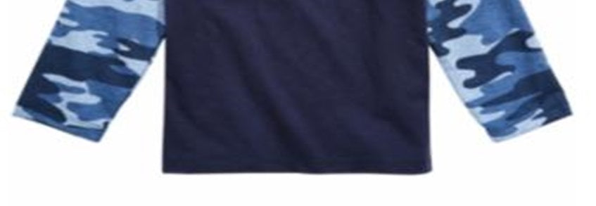 First Impressions Baby Boy's Cotton Baseball Pocket T-Shirt Blue Size 3-6 Months