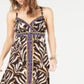 INC International Concepts Women's Strappy Back Maxi Dress Black Gold Size Petite Medium
