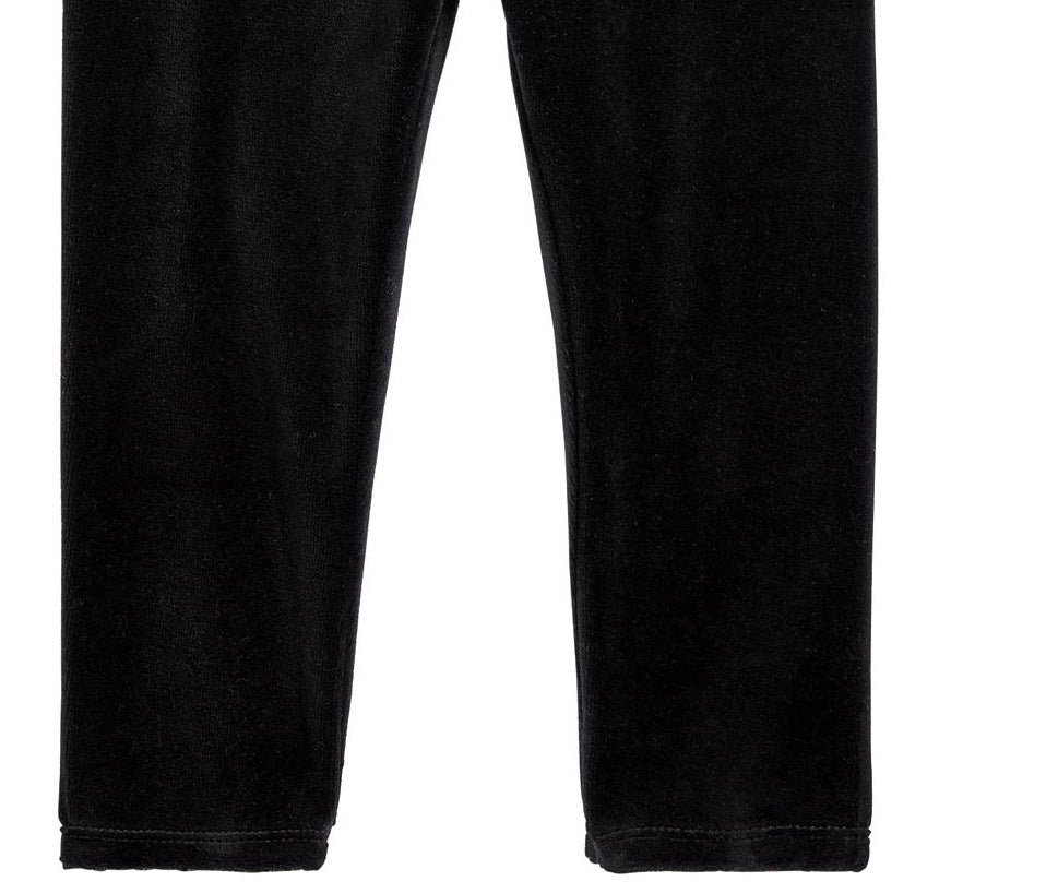 First Impressions Toddler Girl's Velour Leggings Black Size 4T