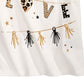 Epic Threads Toddler Girl's Love Flags T-Shirt White Size 2T