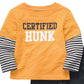 Carter's Toddler Boy's Certified Hunk Stripe Pants Set Yellow Size 4T