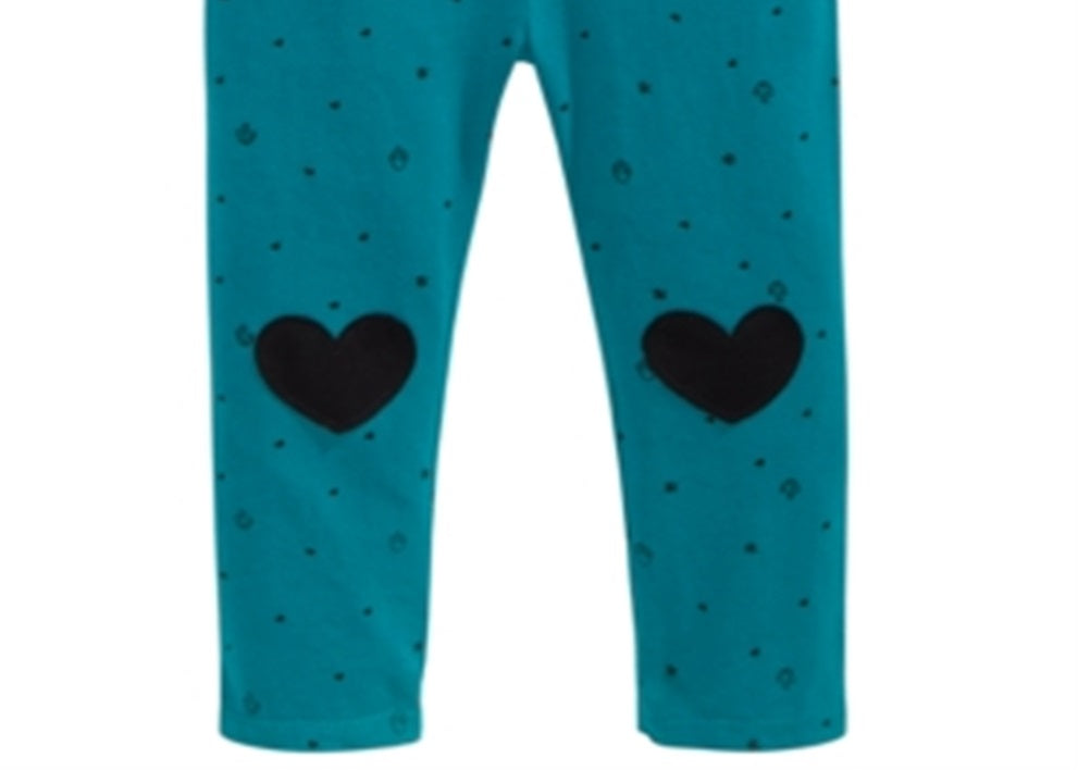 First Impressions Baby Girl's Printed Hearts Leggings Green Size 18MOS