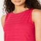 Charter Club Women's Textured Cotton Tank Top Pink Size -Petite L