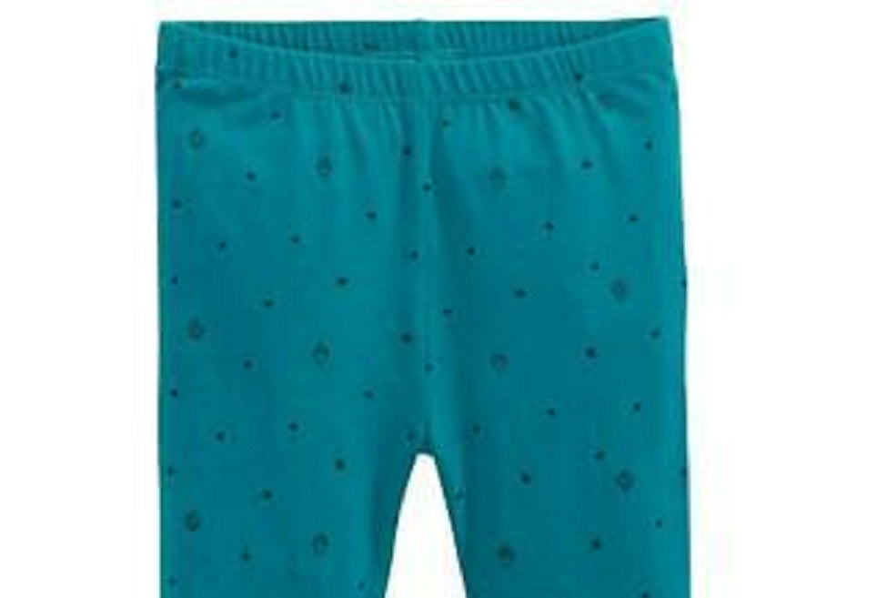 First Impressions Baby Girl's Printed Hearts Leggings Green Size 24MOS