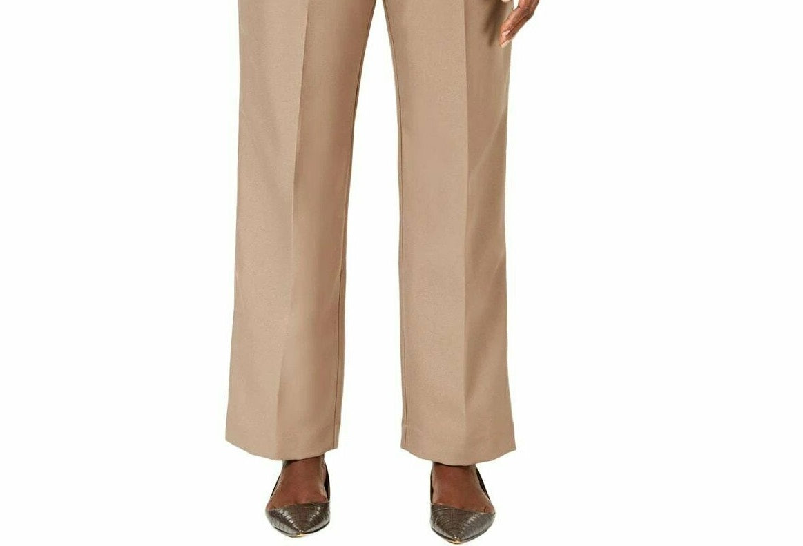 Karen Scott Women's Pull on Pants Brown Size Petite S/M