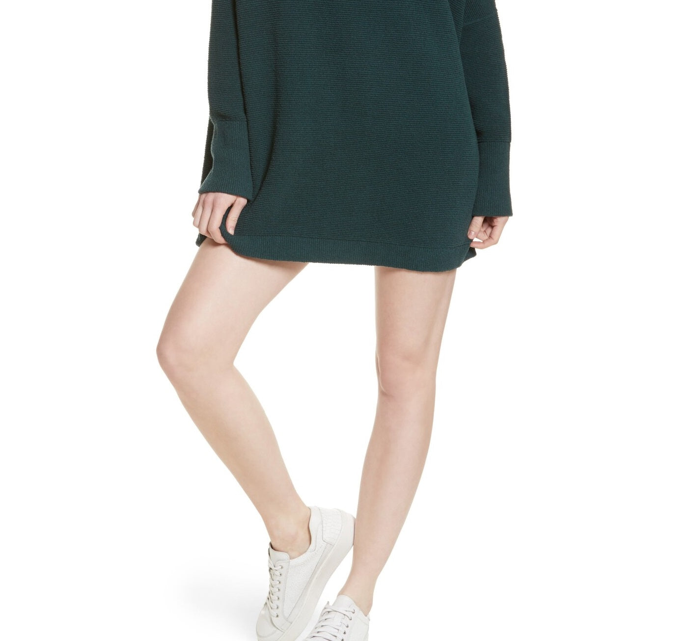 Free People Women's Ottoman Slouchy Tunic -Green Size Medium