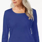 Karen Scott Women's Cotton Scoop Neck Top Blue Size Petite XL