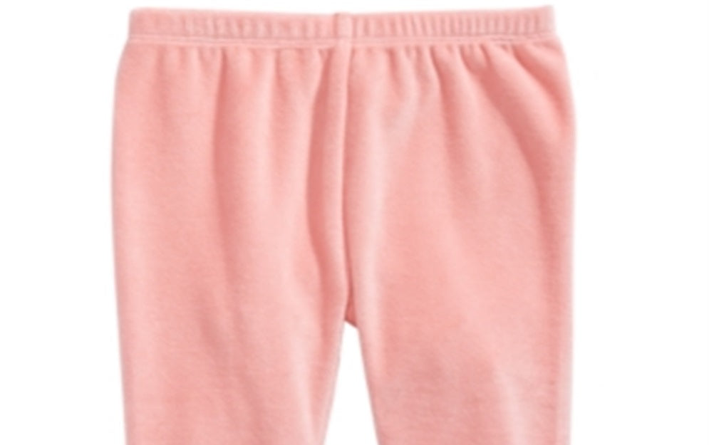 First Impressions Baby Girl's Velour Leggings Pink Size 18MOS