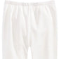 First Impressions Baby Girl's Velour Leggings White White Size 4T