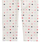 First Impressions Baby Girl's Heart Print Leggings White Size 18MO