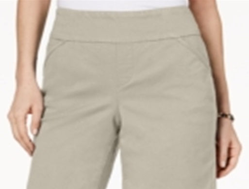 Style & Co Women's Pull on Comfort Fit Bermuda Shorts Brown Size Petite M