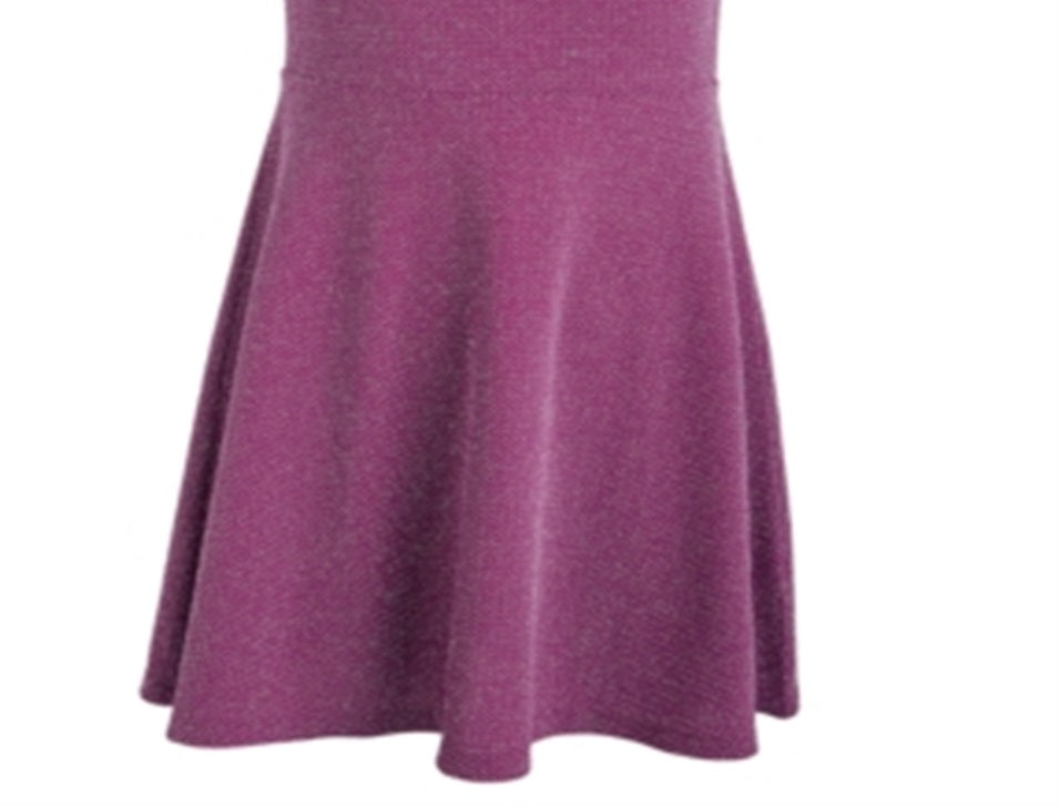 Epic Threads Big Girl's Metallic Ruffled Dress Purple Size X-Large