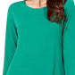Alfani Women's Printed High Low Tunic Green Size Petite Small