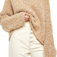 Free People Women's BFF Knit Hi Low Pullover Sweater Brown Size X-Large