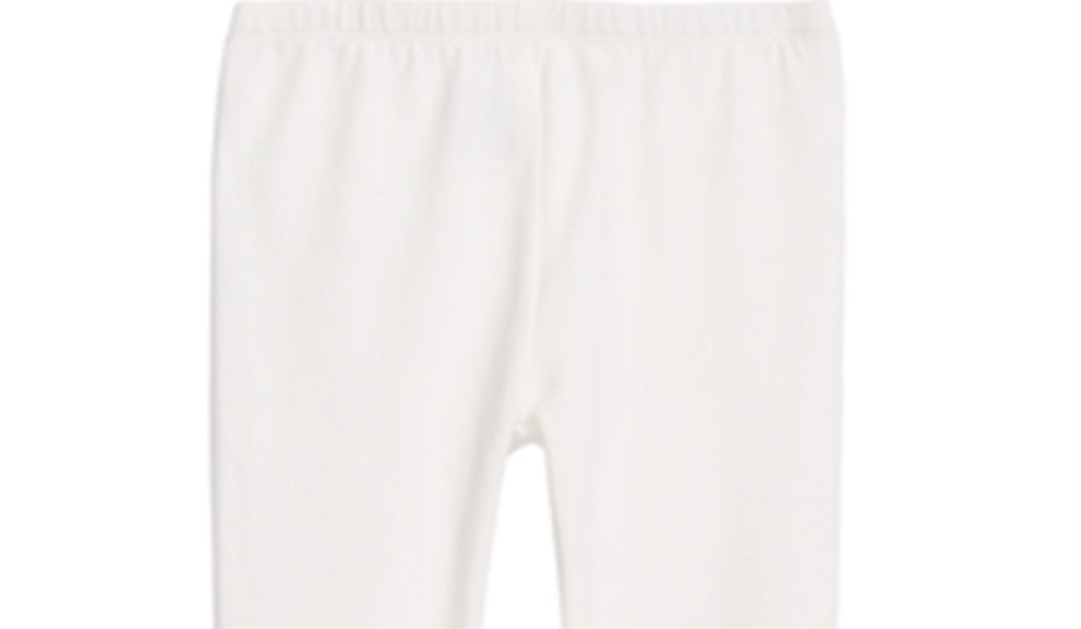 First Impressions Baby Girl's Ruffle Hem Leggings White Size 24MOS
