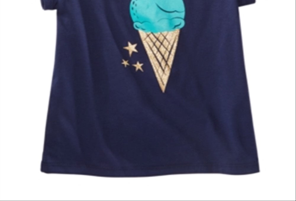 Epic Threads Little Girl's Graphic Print T-Shirt Blue Size 6X