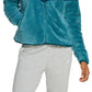 Nike Women's Teal Solid Zip up Jacket Green Size Large