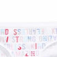 Maidenform Little & Big Girl's Printed Seamless Hipster Underwear White Size Small