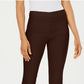 Charter Club Women's Solid Straight Leg Wear to Work Pants Dark Chocolate Size 18