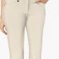 JM Collection Women's Curvy Fit Straight Leg Pants Beige Size 6