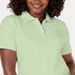 Karen Scott Women's Cotton Pique Polo Top Green Size Medium