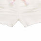 First Impressions Baby Girl's Striped Waist Denim Shorts White Size 18MOS