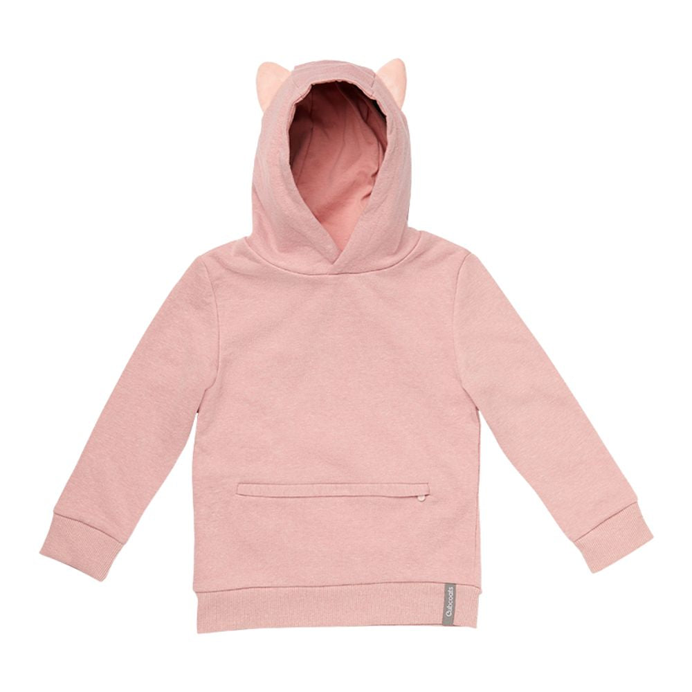 Cubcoats Kali The Kitty 2 in 1 Transforming Crewneck Sweatshirt Hoodie & Soft Plushie Pink