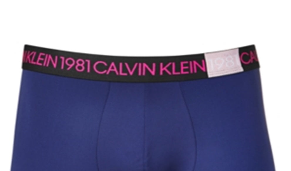 Calvin Klein Men's Bold Cotton Stretch Boxer Brief Underwear Blue Size Medium