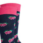 Bar III Men's Strawberries Printed Arch Support Dress Socks Blue Size Regular