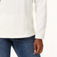 Karen Scott Women's Zip Neck Top White Size Petite Small