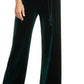 Vince Camuto Women's Velvet Jumpsuit Green Size 0