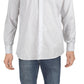 Bar III Men's Cotton Paisley Button Down Shirt White Size XL