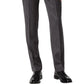 DKNY Men's Dean Modern Fit Tapered Suit Pants Black Size 38X30