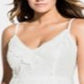 City Chic Women's Plus Tiered Lace Dress White Size 20W