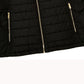 Calvin Klein Women's Fur Collar Vest Black Size M