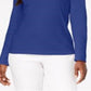 Karen Scott Women's Cotton Scoop Neck Top Blue Size Medium