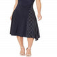 Ralph Lauren Women's Polka Dot Stretch Jersey Dress Blue Size X-Large