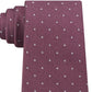 Calvin Klein Men's Reflective Dot Self tied Necktie Red Size Regular