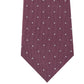 Calvin Klein Men's Reflective Dot Self tied Necktie Red Size Regular