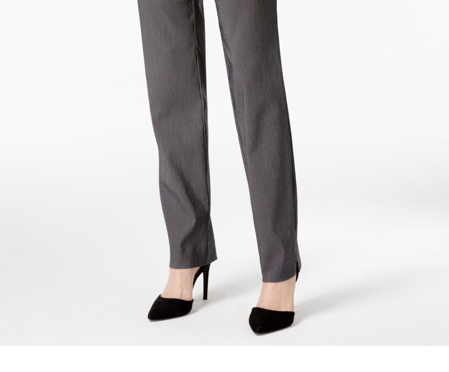 Charter Club Women's Tummy control Skinny Gray Pants 10