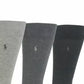 Polo Ralph Lauren Men's 3 Pk Performance Dress Socks Gray Size One Size