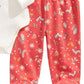 First Impressions Baby Girl's 2 Pc Cotton Reindeer Bodysuit & Footie Pants Set Pink Size 6-9MOS