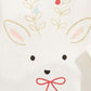 First Impressions Baby Girl's 2 Pc Cotton Reindeer Bodysuit & Footie Pants Set Pink Size 6-9MOS